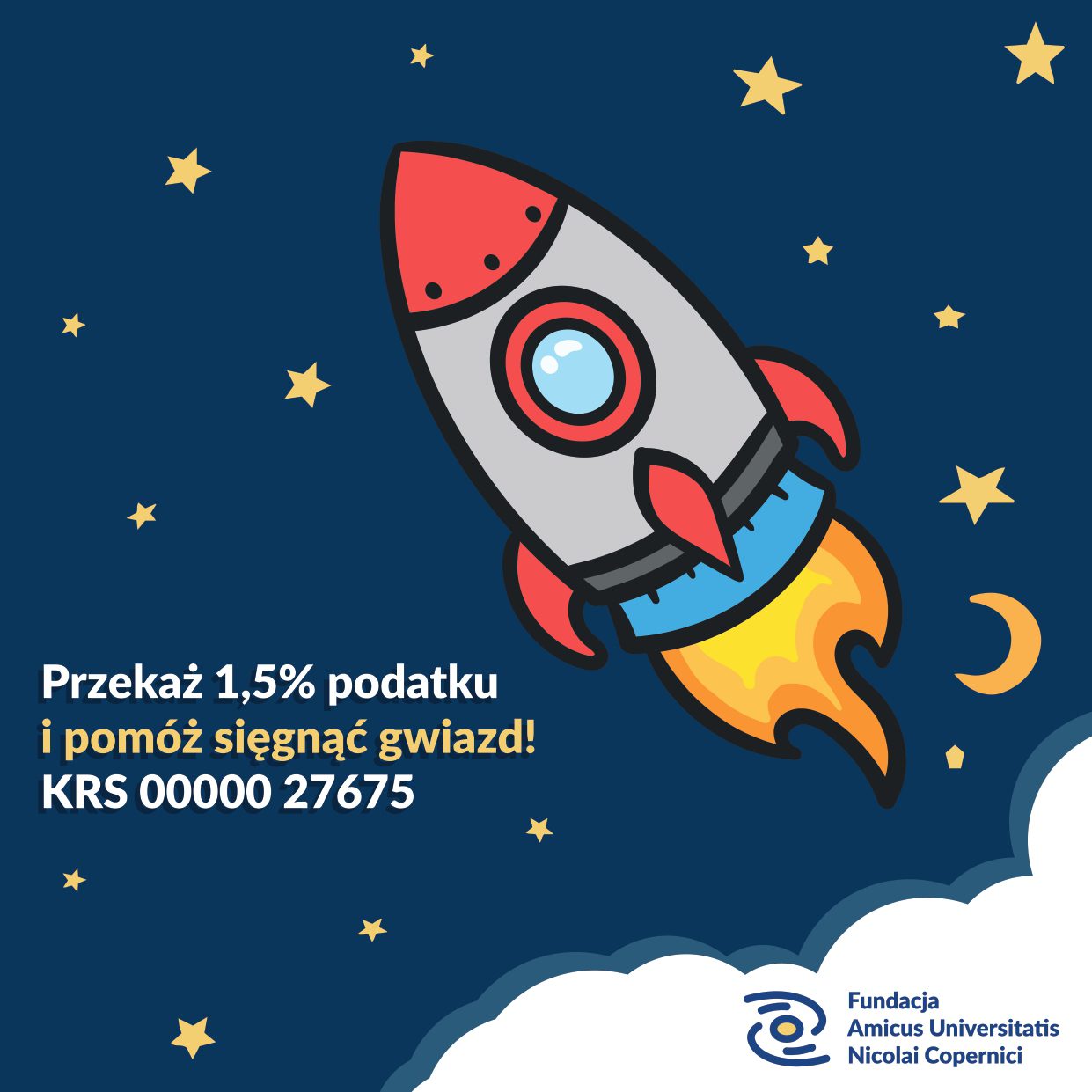 Przekaż 1,5% podatku na działania Fundacji!
