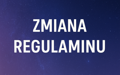 Zmiana regulaminu Uniwersytetu Dziecięcego 2025/2026