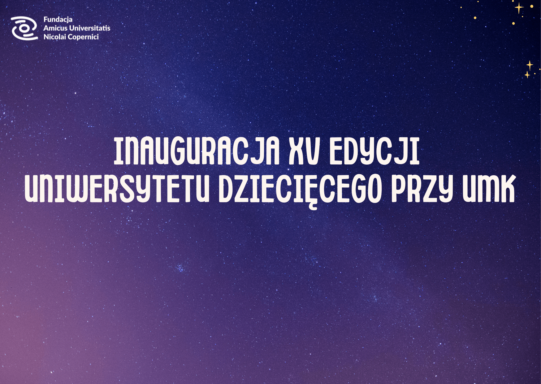 Inauguracja XV edycji